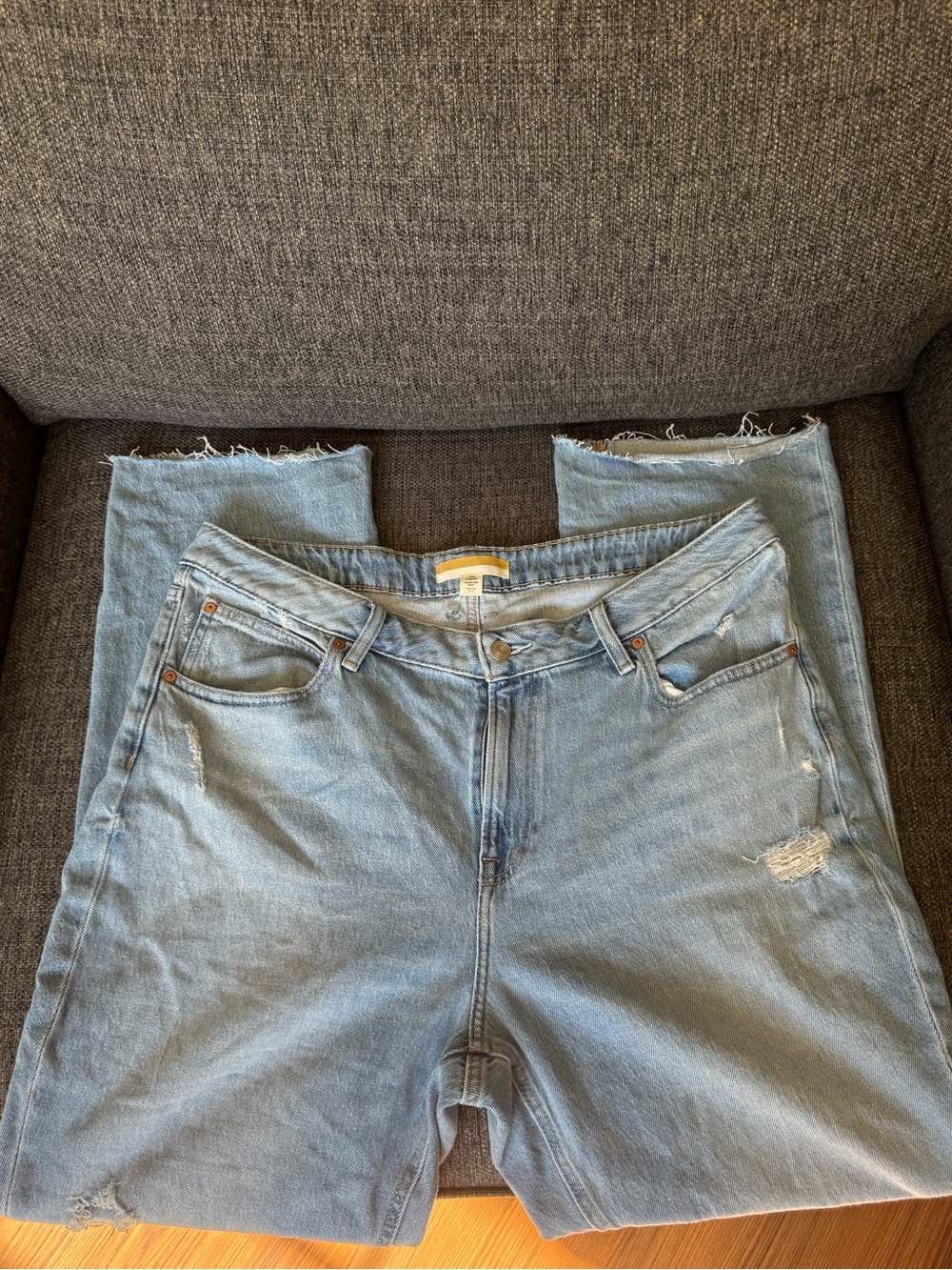Maurices Light Blue Cheeky Slim Boot High Rise Curvy Jeans